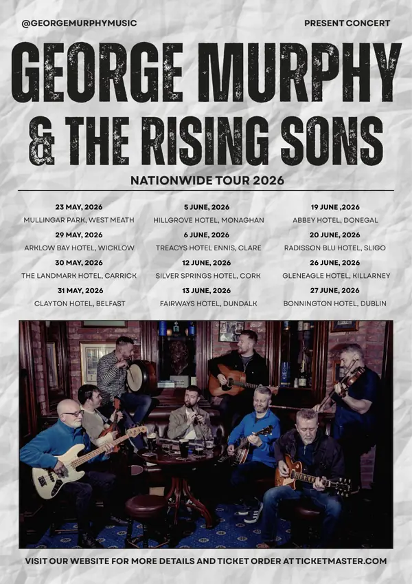 George Murphy & The Rising Sons Nationwide Tour 2026 poster